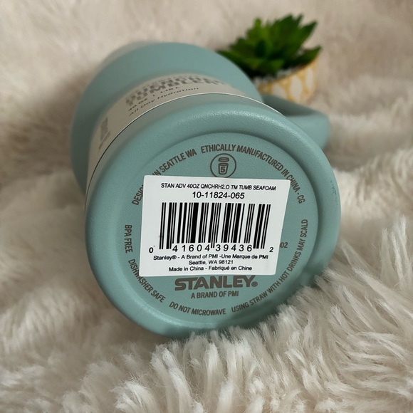 Stanley The Quencher H2.0 Flowstate™ Tumbler 40 OZ Seafoam Blue NWT - Picture 6 of 9